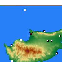 Nearby Forecast Locations - Akdeniz - Map