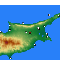 Nearby Forecast Locations - Tymbou - Map