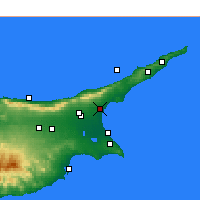 Nearby Forecast Locations - Trikomo - Map