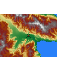 Nearby Forecast Locations - Nadzab - Map