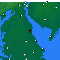 Nearby Forecast Locations - Dover - Map