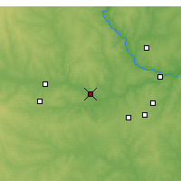 Nearby Forecast Locations - Lawrence - Map