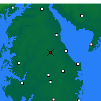Nearby Forecast Locations - Harrington - Map
