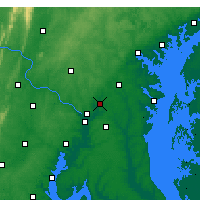 Nearby Forecast Locations - College Park - Map