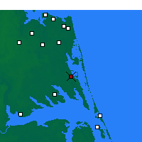 Nearby Forecast Locations - Currituck - Map