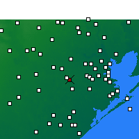 Nearby Forecast Locations - Houston - Map