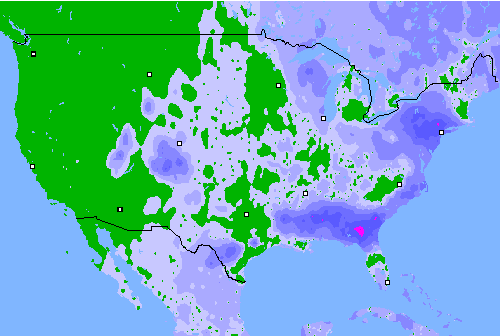 Precipitation (24 h) USA